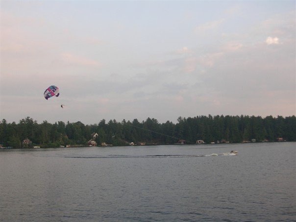 Parasail on Brantingham Lake